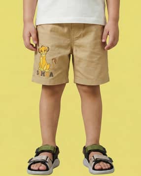 nauti nati Boys Printed Regular Fit Cargo Shorts-picture-11