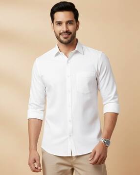 buda jeans co Men Regular Fit Shirt with Spread Collar-picture-38