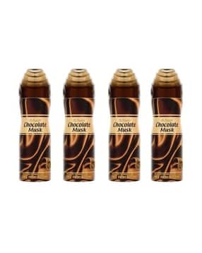 al-nuaim Pack of 4 Unisex Chocolate Musk Deodorants - 200 ml-picture-22