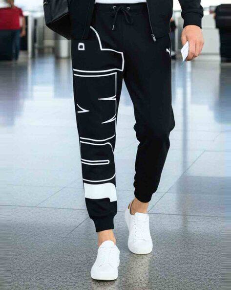Buda Jeans Co Men Printed Skinny Fit Mid-Rise Joggers