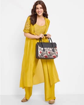 Women SAK Satchel Handbag with Detachable Strap-image-6