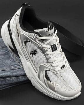 Men Round Toe Lace-Up Fastening Sneakers-image-45