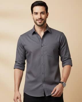 buda jeans co Men Regular Fit Spread-Collar Shirt-picture-19