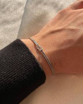 salty Women Silver-Plated Love Knot Bracelet-picture-13