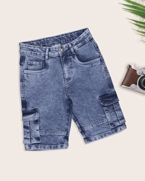 pantaloons junior Boys Regular Fit Mid-Rise Cargo Shorts-picture-35