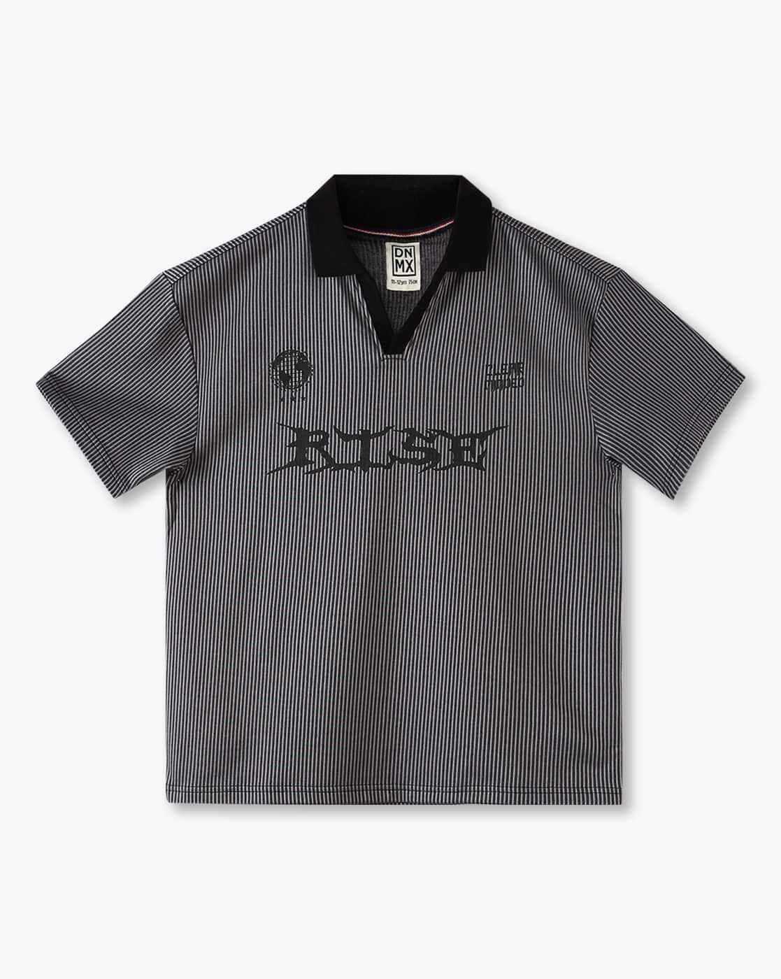 ENNOY S/S Boder T-Shirt GRAY × BLACK XL -1117Wx1400H-443111386-grey-