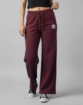 Women Wide Leg Track Pants-image-5