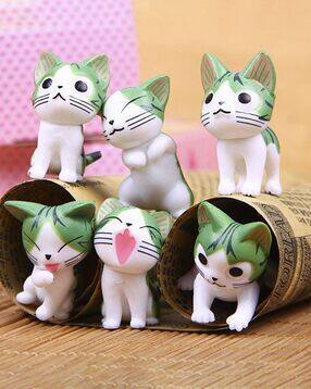 gopalvilla Set of 6 Mini Cute Cat Figurines-picture-47