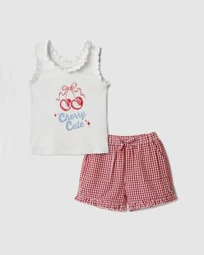 nauti nati Graphic Print Top & Shorts Set-picture-37
