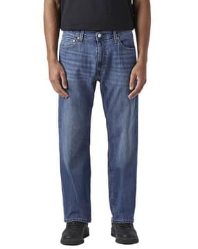 levi's Men Lightly Washed 555 Relaxed Jeans-picture-44