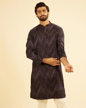 manyavar Men Printed Regular Fit Kurta-picture-10