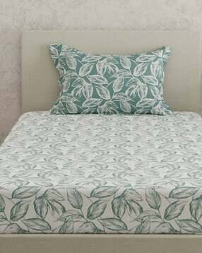 huesland Cotton King Bedsheet with 1 Pillow Covers-picture-1
