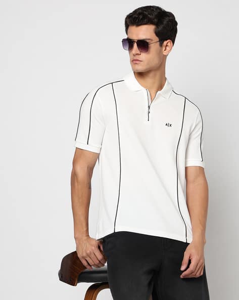 Piping Sportswear Regular Fit Polo T-Shirt