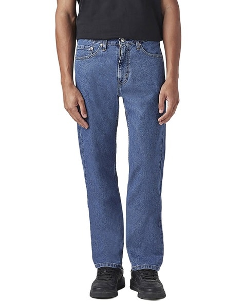 Men 505 Straight Fit Mid-Rise Jeans
