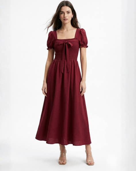princess polly baby blue dress Women's Burgundy Dresses
