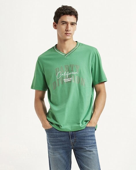 Men Printed Loose Fit T-Shirt