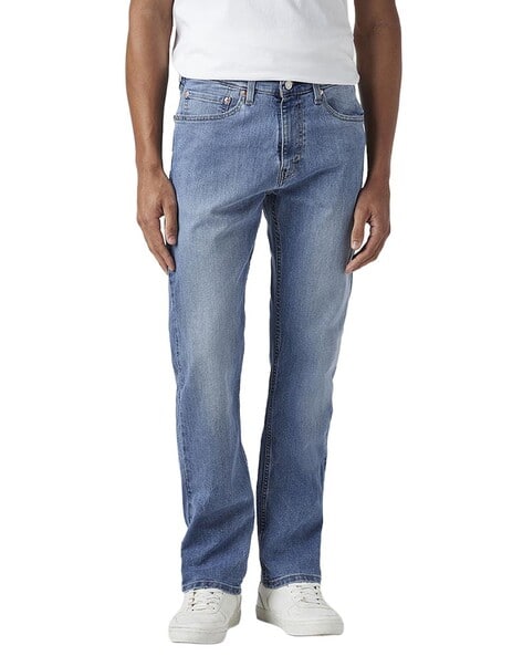 Men 505 Straight Fit Mid-Rise Jeans