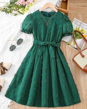 pamberston Girls Round-Neck A-Line Dress-picture-51