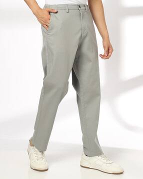 netplay Men Slim Fit Flat-Front Chinos-picture-29
