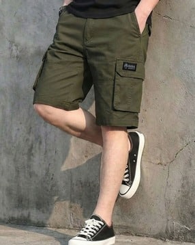 buda jeans co Men Regular Fit Cargo Shorts with Insert Pockets-picture-25