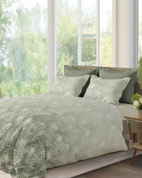 sansaar Printed King Size Bedsheet with Pillow Covers - 150 TC-picture-22