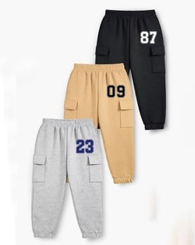 trampoline Boys Pack of 3 Printed Joggers-picture-17