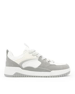 Men Round Toe Lace-Up Fastening Sneakers-image-46