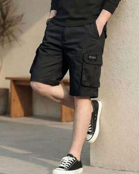 buda jeans co Men Regular Fit Cargo Shorts with Insert Pockets-picture-23