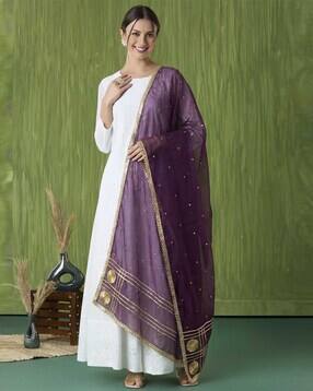 clora creation Women Embellished Dupatta-picture-34