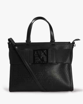 armani exchange Susy Laser Cut Shopping Bag-picture-19