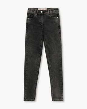point cove Girls Lightly Washed Relaxed Jeans-picture-29