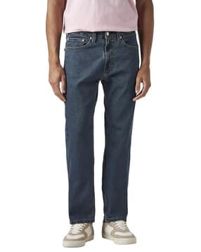 levi's Men 505 Straight Fit Mid-Rise Jeans-picture-13