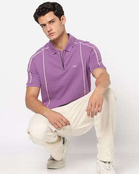 armani exchange Piping Sportswear Regular Fit Polo T-Shirt image