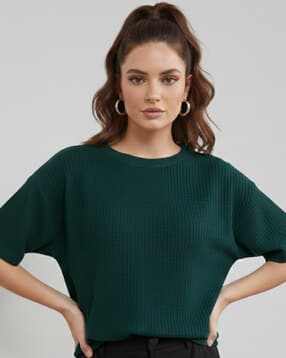 buda jeans co Women Loose Fit Crew-Neck T-Shirt-picture-31
