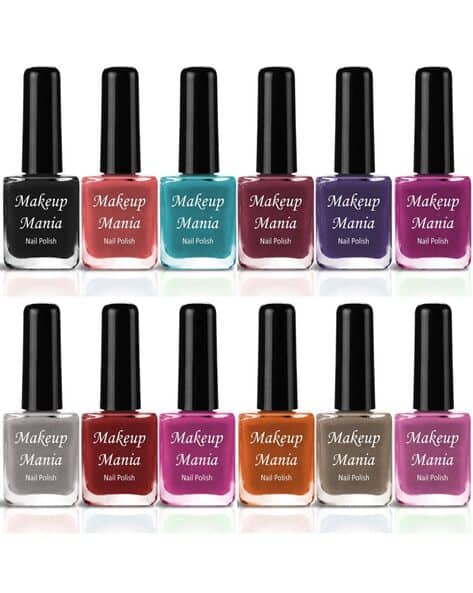 Makeup Mania Set of 12 Long Lasting Nail Polish