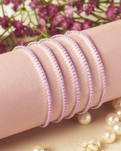 Salty Set of 5 Orchid Stretchable Bands