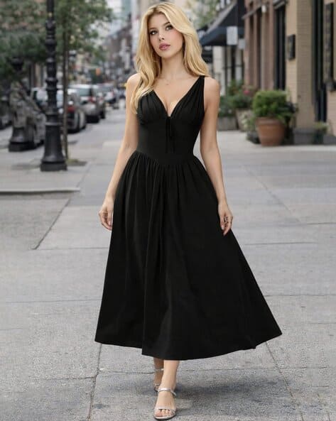Buda Jeans Co Women Fit & Flare Dress