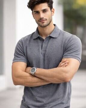 crazybee x ag Men Regular Fit Polo T-Shirt -picture-33