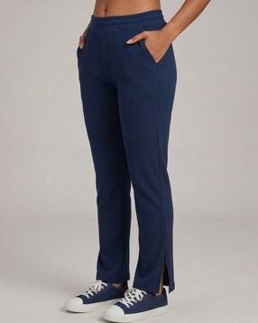 Women Slim Fit Mid-Rise Pants-image-11