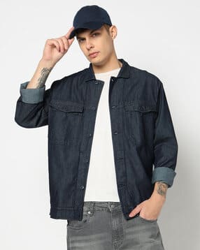 yousta Men Relaxed Fit Denim Jacket-picture-28