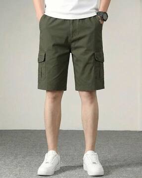 buda jeans co Men Regular Fit Cargo Shorts with Insert Pockets-picture-35