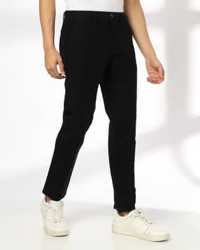 netplay Men Slim Fit Flat-Front Chinos-picture-26
