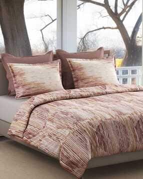 sansaar Printed King Size Bedsheet with Pillow Covers - 150 TC-picture-11