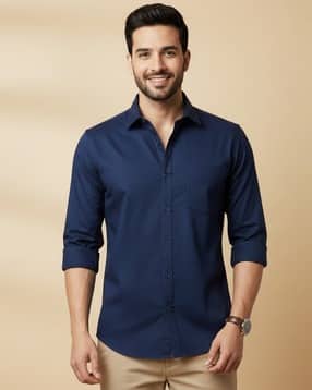 buda jeans co Men Regular Fit Spread-Collar Shirt-picture-20