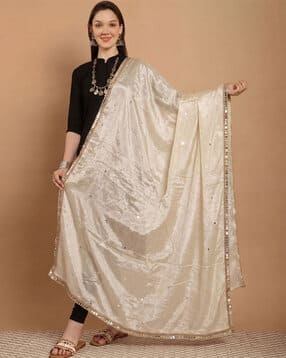 clora creation Women Embellished Dupatta-picture-11