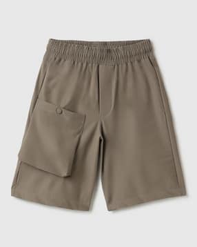 united colors of benetton Girls Regular Fit Shorts with Elastic Waist-picture-21