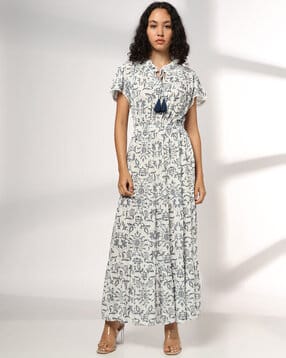 fusion Women Floral Print Fit & Flare Dress-picture-48