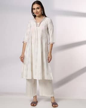 avaasa mix n' match Women Floral Print Panelled A-Line Kurta-picture-53