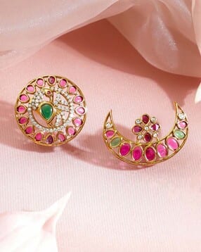 Gold-Plated Ruby Hair Pin-image-25