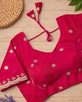 indie picks Floral Back Open Blouse-picture-51